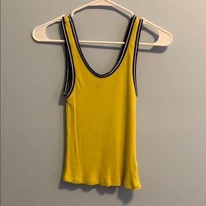Yellow tank
